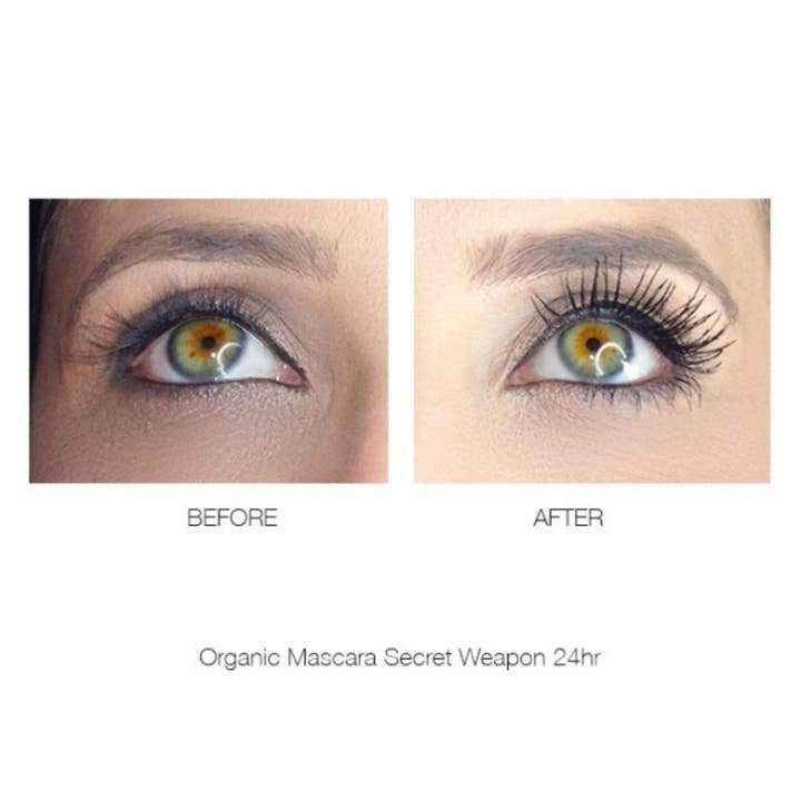 Mirenesse Organic 24hr Mascara Tubing – Black — view 4 - Koko Dorado Beauty