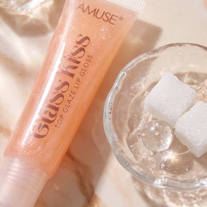 Amuse Glass Kiss Top Glaze Lip Gloss — view 4 - Koko Dorado Beauty