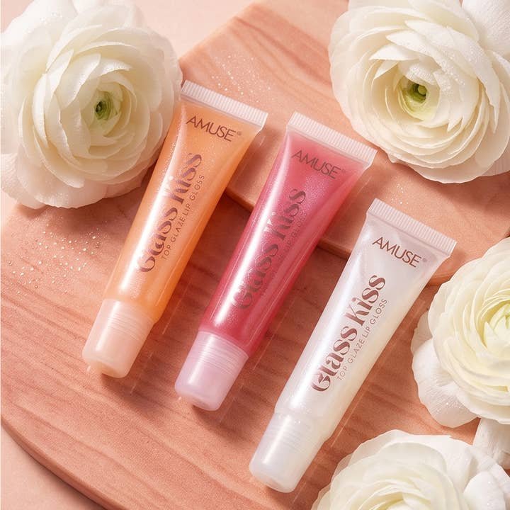 Amuse Glass Kiss Top Glaze Lip Gloss — view 2 - Koko Dorado Beauty