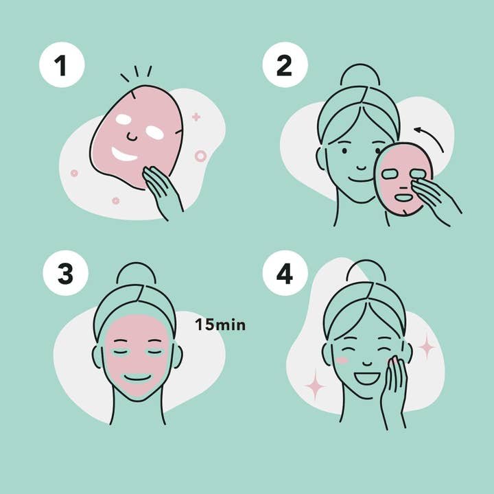 Célavi Essence Facial Sheet Mask – Retinol — view 3 - Koko Dorado Beauty