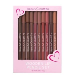 Beauty Creations Wooden Lip Pencil 12 Colors Set - Koko Dorado Beauty